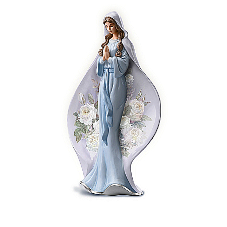 Blessed Virgin Mary Religious Figurine Collection: Our Lady Of The Flowers