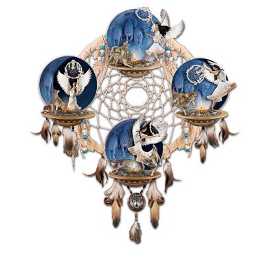 Moonlight Dancer Illuminated Dreamcatcher Wall Decor Collection