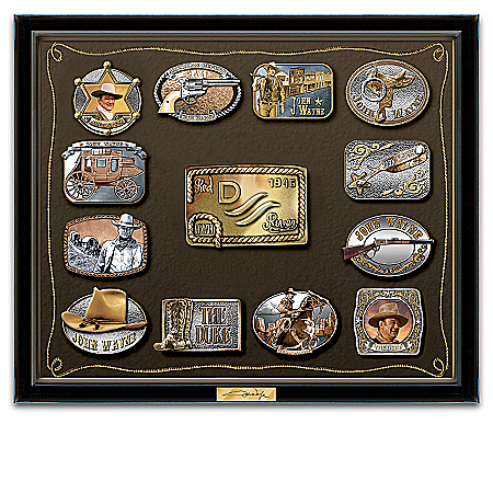 John Wayne Belt Buckle Wall Art Collection