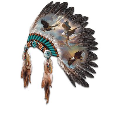 Sacred Tribal Spirits With Eagle Art Wall Decor Collection
