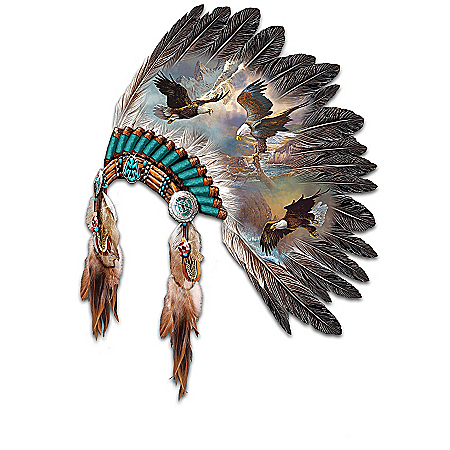 Sacred Tribal Spirits With Eagle Art Wall Decor Collection