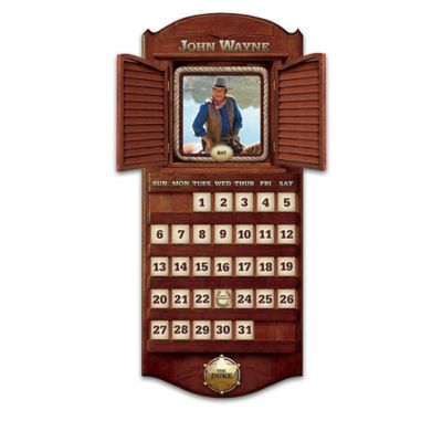 John Wayne Western Legend Perpetual Calendar Collection