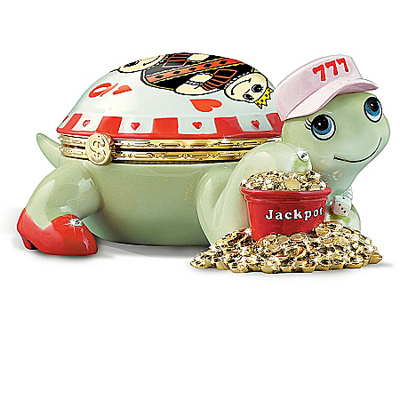 Casino Queens Turtle Music Box Collection: Collect 4 Of A Kind!