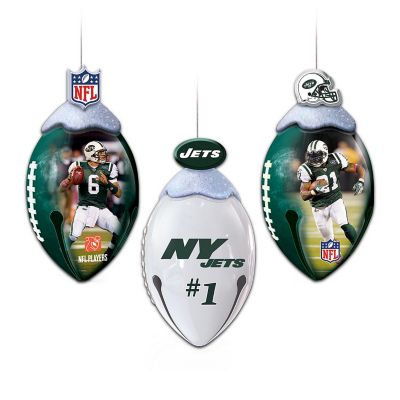 New York Jets FootBells Ornament Collection