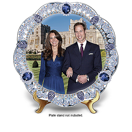 William And Kate: A Royal Union Heirloom Porcelain Collector Plate Collection