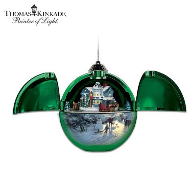 Thomas Kinkade Musical Christmas Ornament Collection: Hidden Treasures