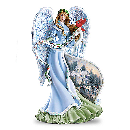 Thomas Kinkade Gifts Of Christmas Angel Figurine Collection