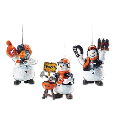 NFL Denver Broncos Christmas Ornament Collection: Coolest Fans