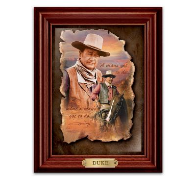 John Wayne: A Man Of His Word Wall Decor Collection