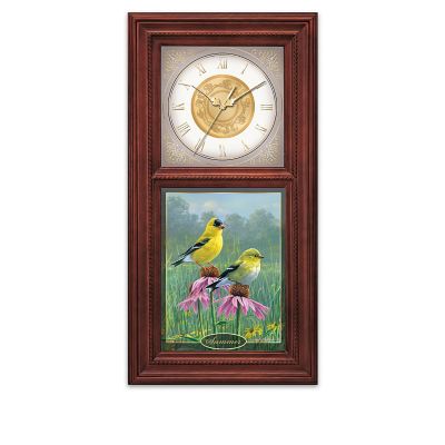 Illuminating Wall Clock Collection: Songbirds Of The Seasons