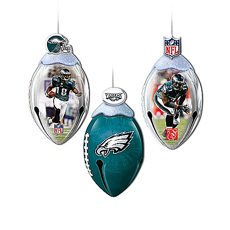 NFL Philadelphia Eagles FootBells Ornament Collection