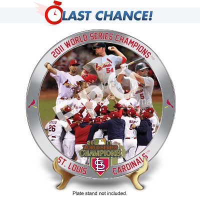 St. Louis Cardinals MLB 2011 World Series Champions Collector Plate Collection