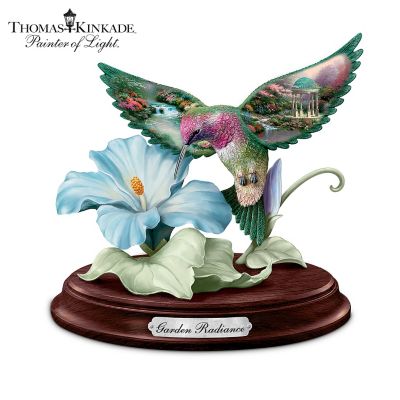 Thomas Kinkade Garden Wonders Hummingbird Sculpture Collection