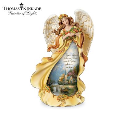 Thomas Kinkade Giving Thanks Figurine Collection