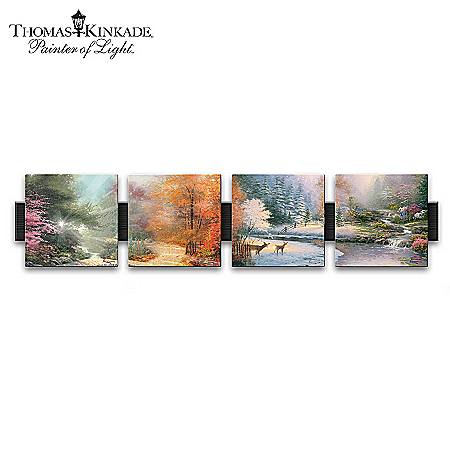 Thomas Kinkade Porcelain Art Prints Wall Decor Collection: Seasons Of Radiance