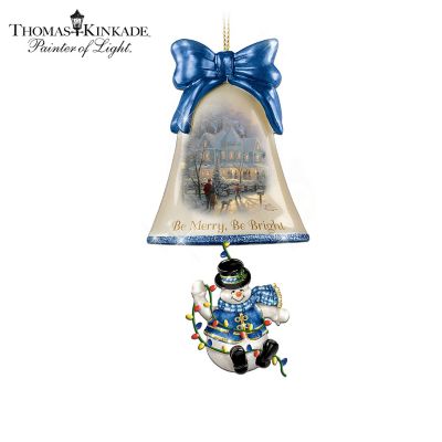 Thomas Kinkade Christmas Ornament Collection: Ringing In The Holidays