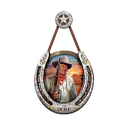 John Wayne Horseshoe Wall Decor Collection: Thundering Justice