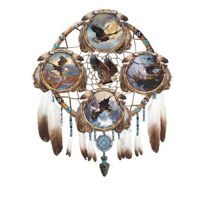 Native American Inspired Dreamcatcher Collector Plate Collection: The Sacred Skies