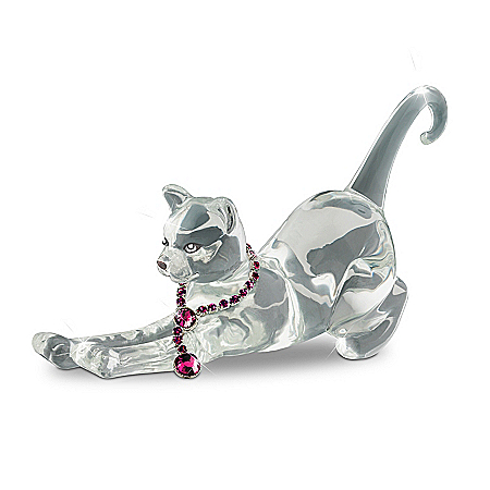 Crystal Cat Figurine Collection: Fancy Felines