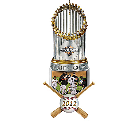 2012 MLB World Series Champions San Francisco Giants Trophy Ornament Collection