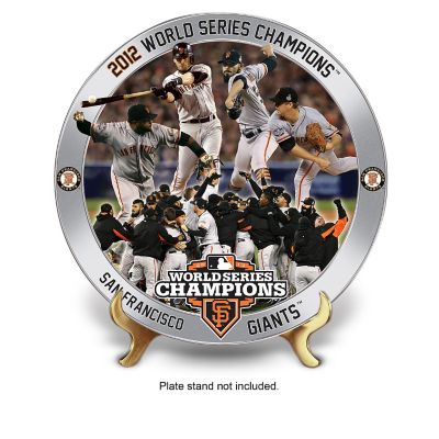 MLB 2012 San Francisco Giants World Series Collector Plate Collection