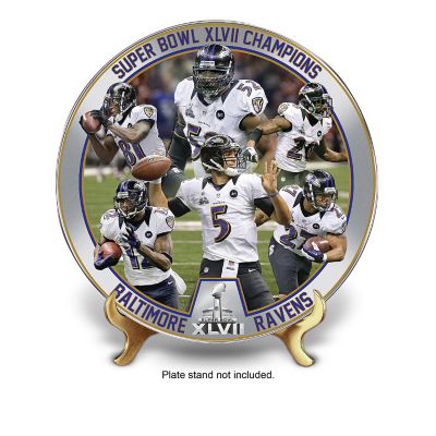 Collector Plate Collection: Baltimore Ravens Super Bowl Champions