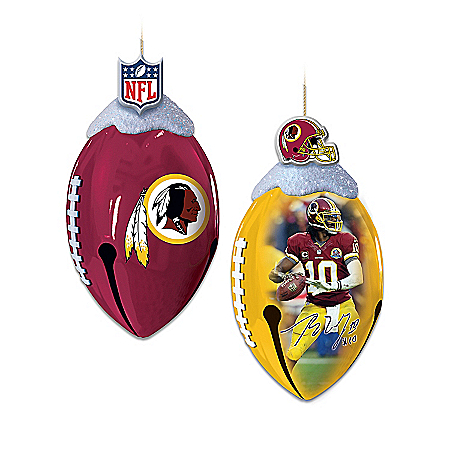 Washington Redskins FootBells Ornament Collection