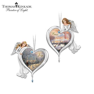 Thomas Kinkade Heartfelt Blessings Ornament Collection