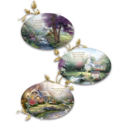 Plates: Thomas Kinkade Happily Ever After Personalized Collector Plate Collection