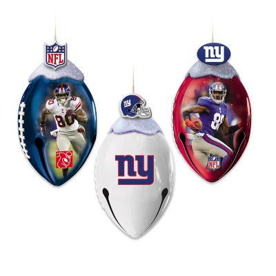 NFL New York Giants FootBells Ornament Collection