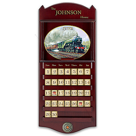 Seasons Of Steam Personalized Perpetual Calendar