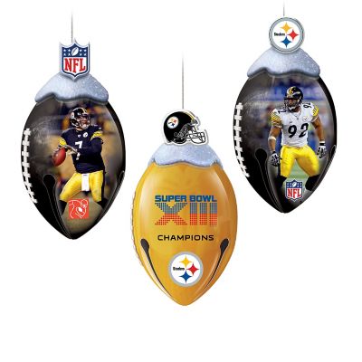 Pittsburgh Steelers FootBells Ornament Collection