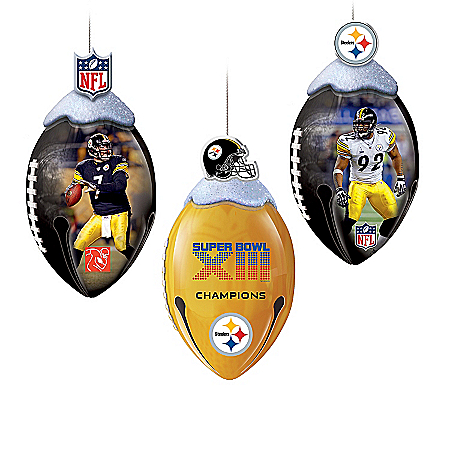 Pittsburgh Steelers FootBells Ornament Collection