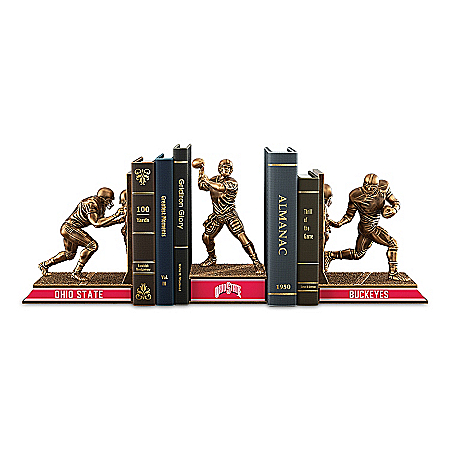 Ohio State Buckeyes Football Legacy Bookend Collection