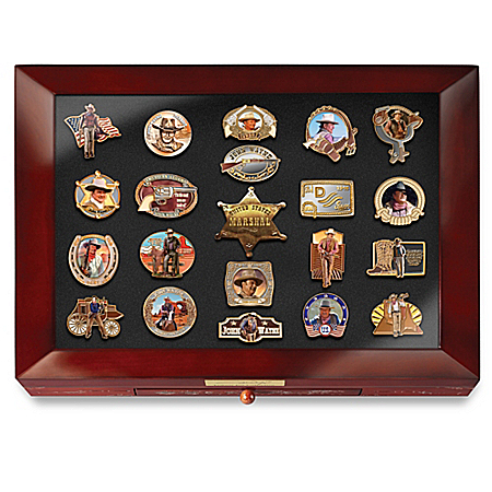 John Wayne Tribute Pin Collection Featuring American Legend, The Duke