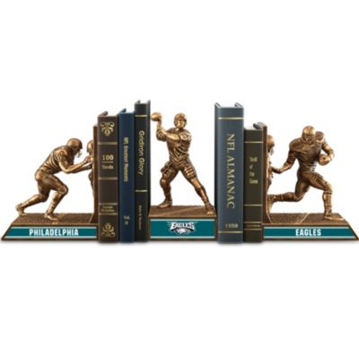 Bookends: Limited Edition Philadelphia Eagles Cold-Cast Bronze Legacy Bookends Collection