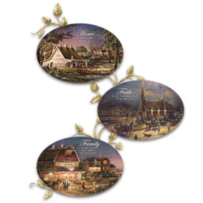 Home, Faith & Family Personalized Collector Plate Collection