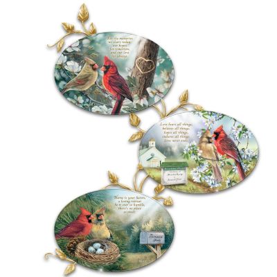 Love Birds Personalized Collector Plate Collection