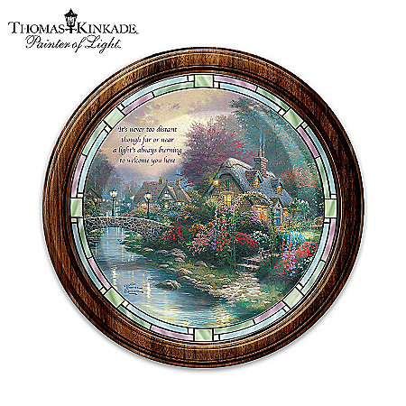 Thomas Kinkade Lamplight Radiance Collector Plate Collection