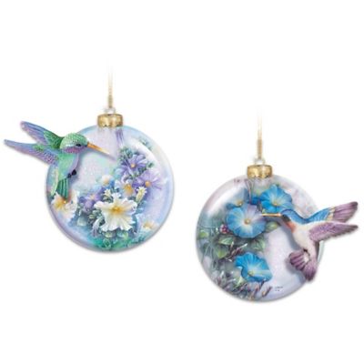 Lena Liu Spirit Of The Season Hummingbird Ornament Collection