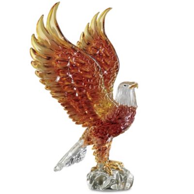 Majestic Reflections Art Glass Eagle Sculpture Collection