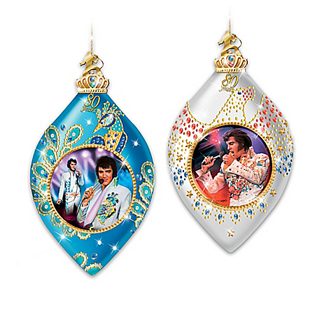 Long Live The King Elvis Presley Ornament Collection