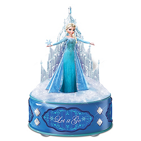 Disney FROZEN Figurine Light Up Music Box Collection