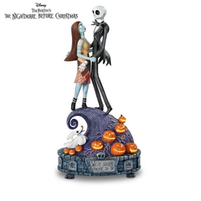 The Nightmare Before Christmas Jack And Sally Musical Figurine Collection