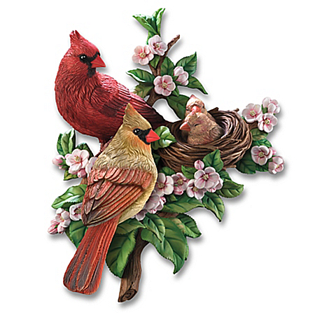 Garden Birds Spring Awakenings Wall Decor Sculpture Collection