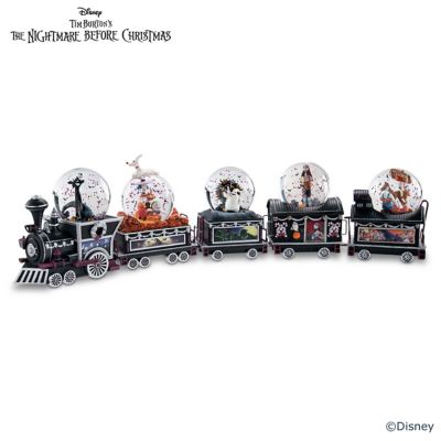 snow globe train set