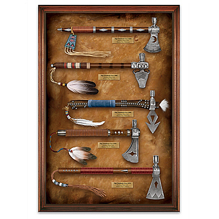 Native American-Inspired Historic Pipe Tomahawk Wall Decor Collection