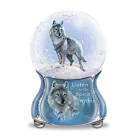 Eddie LePage Spirits Within Musical Glitter Globe Collection