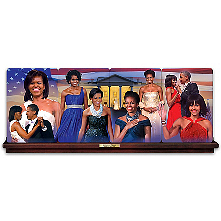 Michelle Obama: America's First Lady Panorama Collector Plate Collection