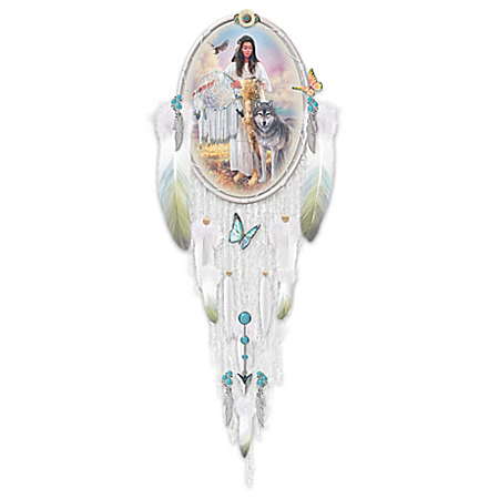 Russ Docken Native American-Inspired Beautiful Guardians Dreamcatcher Wall Decor Collection